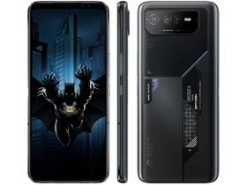 Smartphone Asus Rog Phone 6 Batman Edition 256GB Preto 5G Snapdragon 8+ Gen 1 12GB RAM 6,78" Câm. Tripla + Selfie 12MP Dual Chip