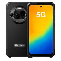 Smartphone Blackview BL9000 Pro, 512GB, 12GB RAM, Tela 6,78 polegadas 120Hz FHD, Câmera 50MP com Termovisor, Bateria 8800mAh, Android 14, Preto