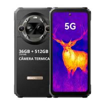 Smartphone Blackview BL9000 Pro 512GB, 12GB RAM, Tela 6,78 Polegadas FHD 120Hz, Câmera 50MP com Sensor Térmico, Bateria 8800mAh, Android 14, Preto Smartphone Blackview BL9000 Pro 512GB, 12GB RAM, Tela 6,78 Polegadas FHD 120Hz, Câmera 50MP com Sensor Térmico, Bateria 8800mAh, Android 14, Preto