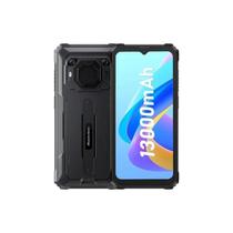 Smartphone Blackview BV6200 Pro 128GB, 6GB RAM, Tela 6,56 polegadas 120Hz, Câmera 13MP, Bateria 13000mAh, Dual SIM Preto Resistente e Potente