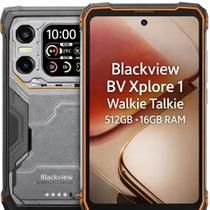 Smartphone Celular Blackview BV Xplore 1 Walkie Talkie 512GB, 16GB RAM, 4G, Tela 6,78 polegadas FHD IPS LCD 120 Hz, Câmera 64 MP, Bateria 10000 mAh,