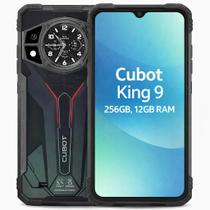 Smartphone Celular Cubot King 9 256GB, 12GB RAM, 4G, Tela 6,58 polegadas FHD IPS LCD 120 Hz, Câmera 100 MP, Bateria 10600 mAh, NFC, Dual SIM, Android