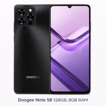 Smartphone Celular Doogee Note 58 128GB, 8GB RAM, 4G, Tela 6,75 polegadas HD IPS LCD, Câmera 16MP, Bateria 6250 mAh, Dual SIM, Android, Design Moderno
