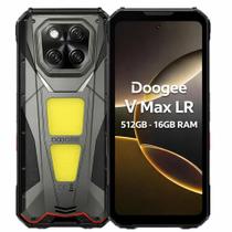 Smartphone Celular Doogee V Max LR 512GB, 16GB RAM, 5G, Tela 6,58 polegadas FHD IPS LCD 120 Hz, Câmera 108 MP, Bateria 22000 mAh, NFC, Dual SIM, Andr