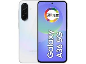 Smartphone Celular Galaxy Samsung A36 5G 256GB de memória 8GB Ram Dual Chip Branco Smartphone Celular Galaxy Samsung A36 5G 256GB de memória 8GB Ram Dual Chip Branco