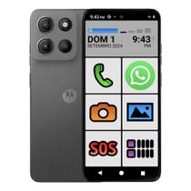 Smartphone Celular Idoso Motorola Moto G15 4GB + (8GB RAM BOOST) 256GB Sinal 4G WhatsApp Botão SOS Smartphone Celular Idoso Motorola Moto G15 4GB + (8GB RAM BOOST) 256GB Sinal 4G WhatsApp Botão SOS