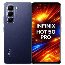 Smartphone Celular Infinix Hot 50 Pro 256GB 8GB RAM, Dual SIM, Tela 6,78 polegadas FHD 120Hz, Câmera 50MP, Android, Bateria 5000mAh, Wifi, Bluetooth