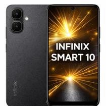 Smartphone Celular Infinix Smart 10 64GB, 3GB RAM, Bateria 5000 mAh, Tela 6,6 polegadas IPS 90Hz, Câmera 13 MP, Dual SIM, Android 14 Go, Wifi Smartphone Celular Infinix Smart 10 64GB, 3GB RAM, Bateria 5000 mAh, Tela 6,6 polegadas IPS 90Hz, Câmera 13 MP, Dual SIM, Android 14 Go, Wifi