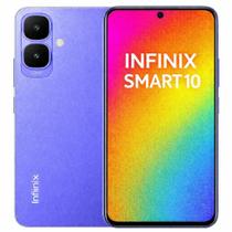 Smartphone Celular Infinix Smart 10 64GB, 3GB RAM, Dual SIM, Tela 6,6 polegadas IPS 90Hz, Câmera 13 MP, Bateria 5000 mAh, Android 14 Go, Wifi Smartphone Celular Infinix Smart 10 64GB, 3GB RAM, Dual SIM, Tela 6,6 polegadas IPS 90Hz, Câmera 13 MP, Bateria 5000 mAh, Android 14 Go, Wifi