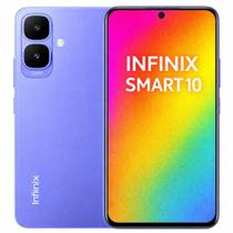 Smartphone Celular Infinix Smart 10 64GB, 3GB RAM, Dual SIM, Tela 6,6 polegadas IPS 90Hz, Câmera 13 MP, Bateria 5000 mAh, Android 14 Go, Wifi Smartphone Celular Infinix Smart 10 64GB, 3GB RAM, Dual SIM, Tela 6,6 polegadas IPS 90Hz, Câmera 13 MP, Bateria 5000 mAh, Android 14 Go, Wifi