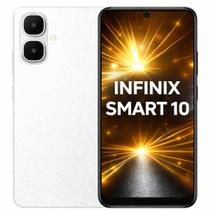 Smartphone Celular Infinix Smart 10 64GB, 3GB RAM, Tela 6,6 polegadas IPS 90 Hz, Câmera 13 MP, Bateria 5000 mAh, Dual SIM, Android 14 Go Smartphone Celular Infinix Smart 10 64GB, 3GB RAM, Tela 6,6 polegadas IPS 90 Hz, Câmera 13 MP, Bateria 5000 mAh, Dual SIM, Android 14 Go
