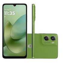 Smartphone Celular Motorola Moto G06 128GB, 4GB RAM, Android 15, Tela 6,88 polegadas IPS LCD 120 Hz, Câmera 50 MP, Bateria 5200 mAh, Dual SIM, 4G