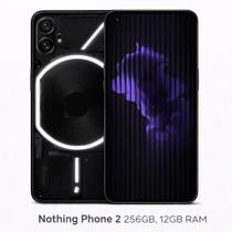 Smartphone Celular Nothing Phone 2 256GB, 12GB RAM, 5G, Tela 6,7 polegadas OLED 120 Hz FHD, Câmera 50 MP, NFC, Bateria 4700 mAh, Dual SIM, Android, d