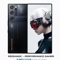 Smartphone Celular Nubia Redmagic 9 Pro 512GB, 12GB RAM, 5G, Tela 6,8 polegadas AMOLED 120 Hz FHD, Câmera 50 MP, Bateria 6500 mAh, NFC, Dual SIM, And