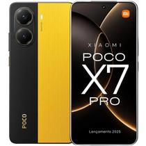Smartphone Celular POCO X7 PRO 5G 256GB 8GB Lançamento NFC tela Amoled 120 Hz Câmera tripla 4K 50MP Design Premium IP68 Bateria 6000mah 90W XIAOMI Smartphone Celular POCO X7 PRO 5G 256GB 8GB Lançamento NFC tela Amoled 120 Hz Câmera tripla 4K 50MP Design Premium IP68 Bateria 6000mah 90W XIAOMI