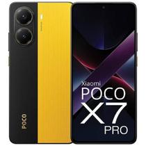 Smartphone Celular POCO X7 PRO 5G 512GB 12GB Lançamento NFC tela Amoled 120 Hz Câmera tripla 4K 50MP Design Premium IP68 Bateria 6000mah 90W XIAOMI