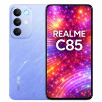 Smartphone Celular Realme C85 256GB, 8GB RAM, Dual SIM, Tela 6,8 polegadas LCD 144Hz, Câmera 50 MP, Bateria 7000 mAh, NFC, Wifi, Bluetooth