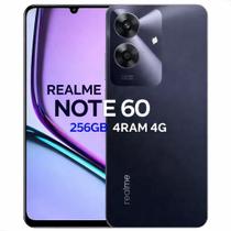 Smartphone Celular Realme Note 60 256GB, 4GB RAM, 4G, Tela 6,74 polegadas 90 Hz LCD, Câmera 50 MP, Bateria 5000 mAh, Dual SIM, Android, Design elegant Smartphone Celular Realme Note 60 256GB, 4GB RAM, 4G, Tela 6,74 polegadas 90 Hz LCD, Câmera 50 MP, Bateria 5000 mAh, Dual SIM, Android, Design elegant