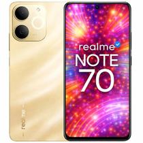 Smartphone Celular Realme Note 70, 256GB, 8GB RAM, Android 14, Câmera 108MP Frontal 16MP, Tela 6,67 120Hz, Bateria 5000mAh, Dual Chip