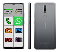 Smartphone Celular Telefone Nokia Idoso 4G 64GB Botão Sos Tela Grande