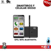 Smartphone Celular Telefone Para Idoso Vovô Vovó 32GB 2 Chips 3G Letras Números Grandes - SmartBros.