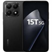 Smartphone Celular Xiaomi 15T 512GB, 12GB RAM, Dual SIM, Tela 6,67 polegadas AMOLED 144 Hz, Câmera 50 MP, Bateria 5000 mAh, 5G, Preto