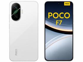 Smartphone Celular Xiaomi POCO F7 256GB, 12GB RAM, Android 15, 5G, Tela 6,67 polegadas AMOLED 120 Hz, Câmera 50 MP, Bateria 6500 mAh, NFC, Dual SIM Smartphone Celular Xiaomi POCO F7 256GB, 12GB RAM, Android 15, 5G, Tela 6,67 polegadas AMOLED 120 Hz, Câmera 50 MP, Bateria 6500 mAh, NFC, Dual SIM