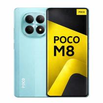Smartphone Celular Xiaomi POCO M8 5G 256GB, 8GB RAM, Dual SIM, Tela 6,67 polegadas IPS 120 Hz, Câmera 50 MP, Bateria 5000 mAh, Android 14, Verde