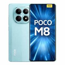 Smartphone Celular Xiaomi Poco M8 5G 512GB, 8GB RAM, Dual SIM, Tela 6,67 polegadas IPS 120 Hz, Câmera 50 MP, Bateria 5000 mAh, Android 14, WiFi