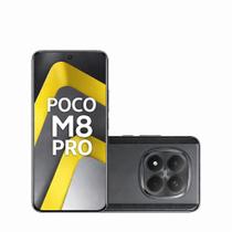 Smartphone Celular Xiaomi POCO M8 Pro 256GB, 8GB RAM, Dual SIM, Tela 6,67 polegadas AMOLED 120 Hz, Câmera 50 MP, Bateria 5000 mAh, Android 14, 5G