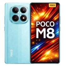 Smartphone Celular Xiaomi POCO M8 Pro, 256GB, 8GB RAM, NFC, Tela AMOLED 6,67 polegadas 120 Hz, Câmera 64 MP, Bateria 5000 mAh, Dual SIM, Android