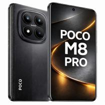 Smartphone Celular Xiaomi POCO M8 Pro 512GB, 12GB RAM, 5G, Tela 6,67 polegadas AMOLED 120 Hz, Câmera 64 MP, Bateria 5000 mAh, Dual SIM, Android