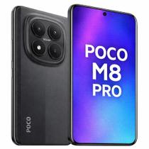 Smartphone Celular Xiaomi POCO M8 Pro 5G 256GB, 8GB RAM, Dual CHIP, Tela 6,67 polegadas AMOLED 120Hz, Câmera 64 MP, Bateria 5000 mAh, Wifi, Bluetooth