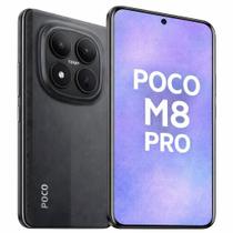 Smartphone Celular Xiaomi POCO M8 Pro 5G 256GB, 8GB RAM, Dual SIM, Câmera 64 MP, Tela 6,67 polegadas AMOLED 120Hz, Bateria 5000 mAh, Bluetooth, Wifi
