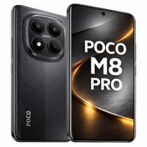 Smartphone Celular Xiaomi POCO M8 Pro 5G 512GB, 12GB RAM, Câmera 64 MP, Tela 6,67 polegadas AMOLED 120Hz, Dual SIM, Bateria 5000 mAh, Wifi, Bluetooth