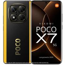 Smartphone Celular Xiaomi POCO X7 5G 256GB 8GB NFC tela Amoled 120 Hz Câmera tripla 4K 50MP Desempenho Performance e Design Premium IP68 Dual SIM Chip
