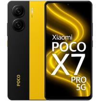 Smartphone Celular Xiaomi POCO X7 Pro 5G, 256GB, 8RAM, Tela 6,67 polegadas AMOLED 120 Hz, Câmera 50 MP, Selfie 16 MP, NFC, Bateria 6000mAh, Dual SIM