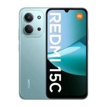 Smartphone Celular Xiaomi Redmi 15C 128GB, 4GB RAM, Tela LCD 6,9 polegadas 120 Hz, Câmera 50 MP, Bateria 6000 mAh, Dual SIM, Android 15, Verde Smartphone Celular Xiaomi Redmi 15C 128GB, 4GB RAM, Tela LCD 6,9 polegadas 120 Hz, Câmera 50 MP, Bateria 6000 mAh, Dual SIM, Android 15, Verde