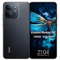 Smartphone Celular Xiaomi Redmi 15C 128GB, 6GB RAM, 4G, Tela 6,74 polegadas 90 Hz IPS LCD, Câmera 50 MP, Bateria 5000 mAh, Dual SIM, Android, design m