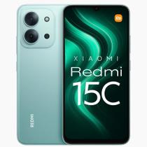 Smartphone Celular Xiaomi Redmi 15C 256GB 8GB mais 8GB Lançamento 2025 Versão Global 50MP Câmera 120Hz Bateria de 6000mAh Dual SIM Chip Benefício