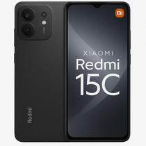 Smartphone Celular Xiaomi Redmi 15C, 256GB, 8GB RAM, Câmera 50MP, Tela 6,9 IPS LCD 120Hz, Android 15, Bateria 6000mAh, Dual SIM, PRETO