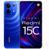 Smartphone Celular Xiaomi Redmi 15C 256GB 8GB RAMBOOST Lançamento 2025 Versão Global 50MP Câmera 120Hz Super Bateria de 6000mAh Dual SIM Chip Azul