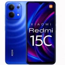 Smartphone Celular Xiaomi Redmi 15C 256GB 8GB RAMBOOST Lançamento 2025 Versão Global 50MP Câmera 120Hz Super Bateria de 6000mAh Dual SIM Chip Com IA