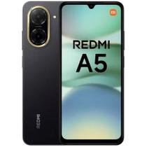Smartphone Celular Xiaomi Redmi A5 4G, 128GB, 4GB RAM, Câmera 13MP, Tela 6,79 HD 90Hz, Android 14, Bateria 5000mAh, Dual SIM, Cor Preta