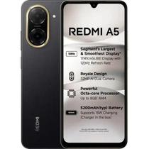 Smartphone Celular Xiaomi Redmi A5, Dual SIM 4G, Tela 6,88, HD 120Hz, Câm. 32MP com IA, Bateria 5200mAh, Android 15 Go Smartphone Celular Xiaomi Redmi A5, Dual SIM 4G, Tela 6,88, HD 120Hz, Câm. 32MP com IA, Bateria 5200mAh, Android 15 Go