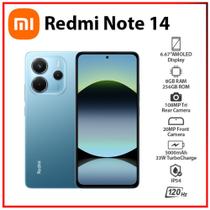 Smartphone Celular Xiaomi Redmi Note 14 256GB 8GB Câmera 108MP 20MP