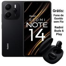 Smartphone Celular Xiaomi Redmi Note 14 256GB 8GB Câmera 108MP Tela 6.67 AMOLED 120Hz Design Premium