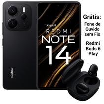 Smartphone Celular Xiaomi Redmi Note 14 Lançamento 256GB 8GB Câmera 108MP Tela 6.67 AMOLED 120Hz Design Premium Dual Chip Grátis Brinde Fone Sem Fio