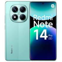 Smartphone Celular Xiaomi Redmi Note 14 PRO 5G 512/12GB NFC Câmera 200MP 4K Tela AMOLED- Verde