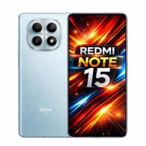 Smartphone Celular Xiaomi Redmi Note 15 256GB, 8GB RAM, Dual SIM, Tela 6,67 polegadas AMOLED 120Hz, Câmera 108 MP, Bateria 5000 mAh, Android 14